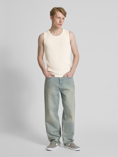 Jack & Jones Bezrękawnik z okrągłym dekoltem model ‘MARRAKECH’ Złamany biały 1