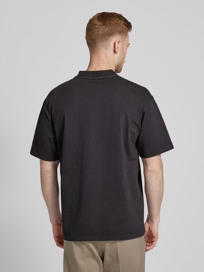 BOSS Orange Oversized T-Shirt mit Label-Stitching Black 5