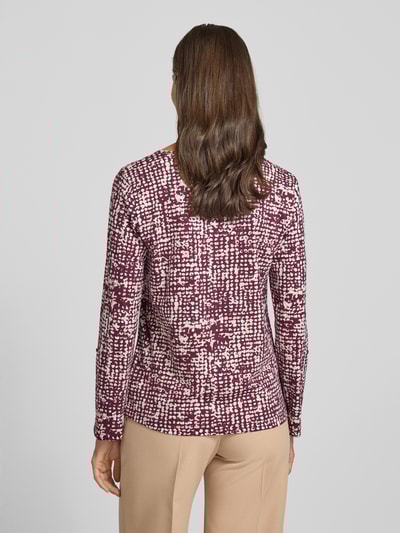 Tom Tailor Regular fit shirt met lange mouwen van puur katoen Bordeaux - 5