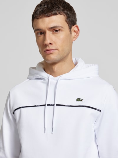 Lacoste Hoodie aus reiner Baumwolle Weiss 3