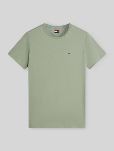 Tommy Jeans regular fit T-shirt van puur katoen Rietgroen - 2