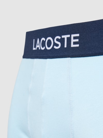 Lacoste Trunks mit Label-Bund im 3er-Pack Marine 2