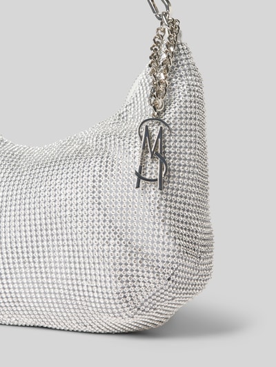 Steve Madden Hobo Bag mit Allover-Strasssteinbesatz Modell 'KAYA' Silber 3