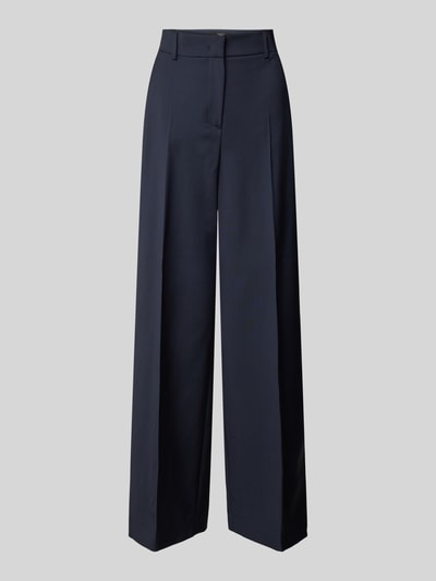 Weekend Max Mara Flared Wollhose mit Bügelfalten Modell 'VISIVO' Marine 1