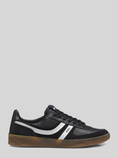 BOSS Orange Sneaker Low mit kontrastierenden Streifen Black 4