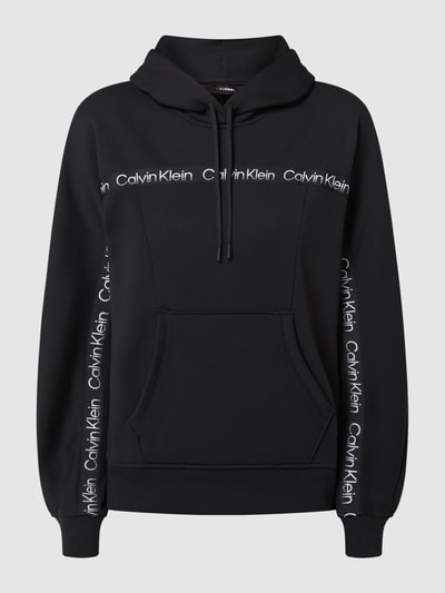 Calvin Klein Performance Hoodie aus Scuba  Schwarz 2