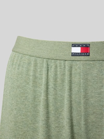 TOMMY HILFIGER Wide leg pyjamabroek van katoenmix Lichtgroen - 2