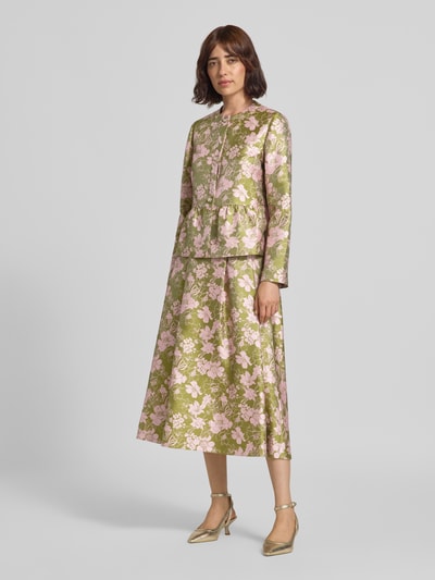 JOOP! Ausgestellter Maxi-Rock mit Allover-Muster Modell 'Sagira2' Pink 1