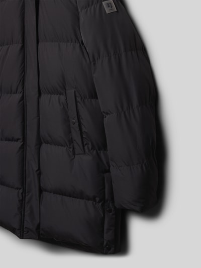 Garcia Regular Fit Winterjacke in Stepp-Optik mit Logo-Applikation Black 2