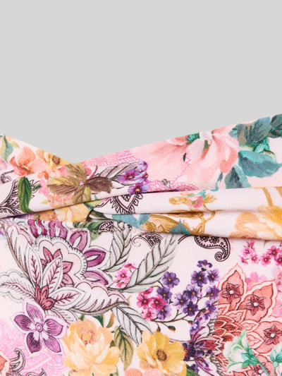 Produktfoto, Bikinihose im Allover-Look Modell 'PRETTY BOHO' von WATERCULT, bunter floraler Print, Material-Mix mit Stretch-Anteil, detailreiche Textur