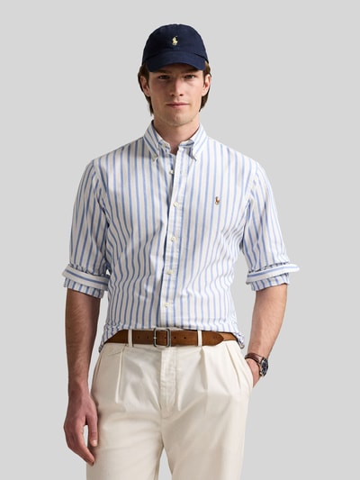 Polo Ralph Lauren Koszula casualowa o kroju regular fit z czystej bawełny Błękitny 4