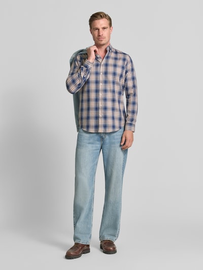 Christian Berg Men Regular Fit Business-Hemd mit Button-Down-Kragen Hazel 1