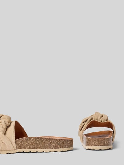 Verbenas Sandalette aus Leder Modell 'ROXY' Ecru 2