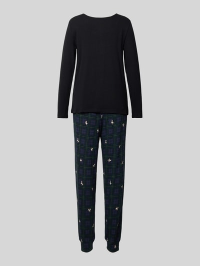 Lauren Ralph Lauren Relaxed fit pyjama met viscose Zwart - 3