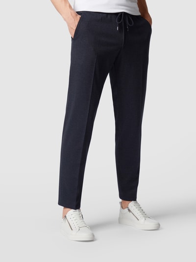 BOSS Pantalon met stretch, model 'Banks' Marineblauw - 4