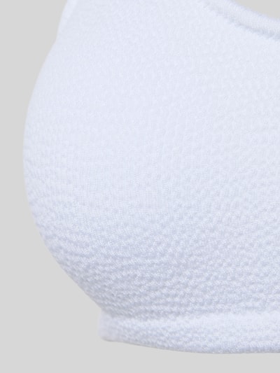 Banana Moon Top bikini z detalem z logo model ‘JUSTIN’ Biały 2