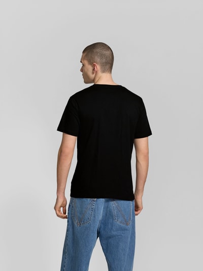 WOOD WOOD Regular Fit T-Shirt aus reiner Baumwolle Black 5