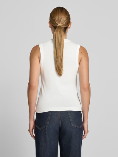 Jake*s Studio Woman Tanktop van katoen met ronde hals Wit - 5