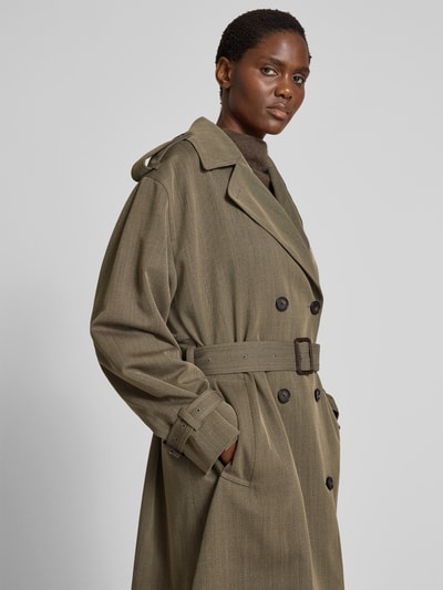 Filippa K Trenchcoat mit Reverskragen Hellbraun 3