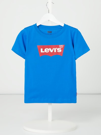 Levi’s® Kids T-shirt z nadrukiem z logo  Granatowy 1