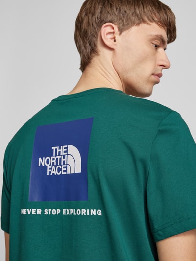 The North Face T-Shirt mit Label-Print Gruen 3