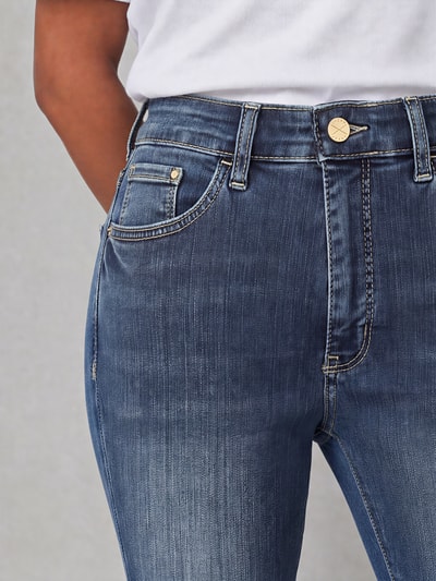 MAC Bootcut-jeans van katoenmix in 7/8-lengte Donkerblauw - 3