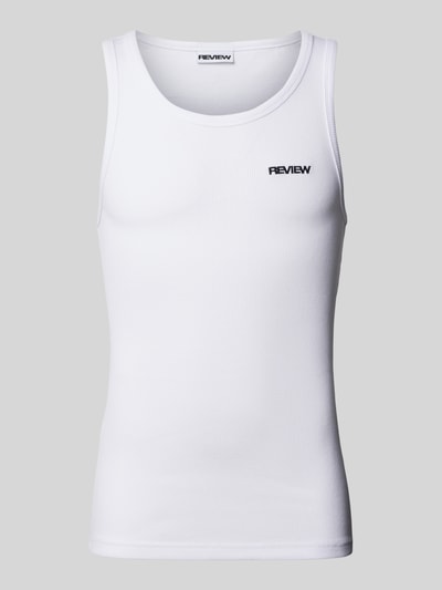 REVIEW Tanktop in Ripp-Optik Weiss 2