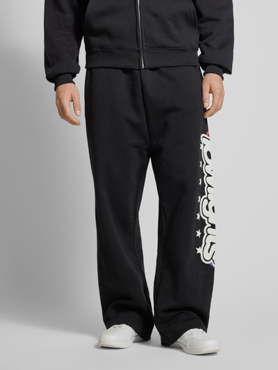 Low Lights Studios Sweatpants mit Label-Print Black 4