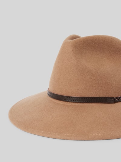 Barbour Kapelusz wełniany z opaską model ‘FEDORA’ Camel 2