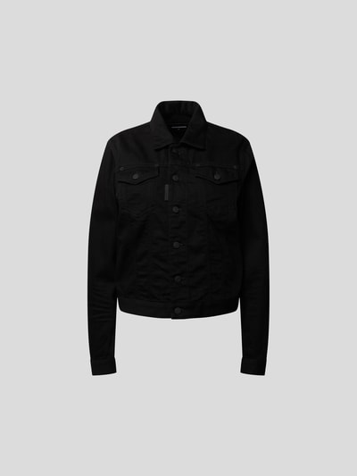 Dsquared2 Jeansjacke mit Label-Details Black 2