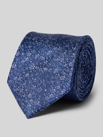 Prince Bowtie Zijden stropdas met logopatch (7 cm) Marineblauw - 1