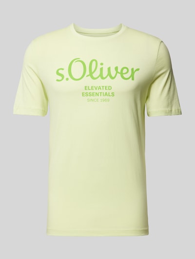 s.Oliver RED LABEL T-Shirt mit Rundhalsausschnitt Gelb 2