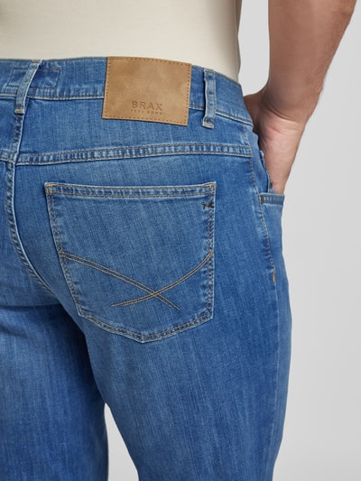 Brax Regular fit jeans in 5-pocketmodel, model 'Cooper' Donkerblauw gemêleerd - 3