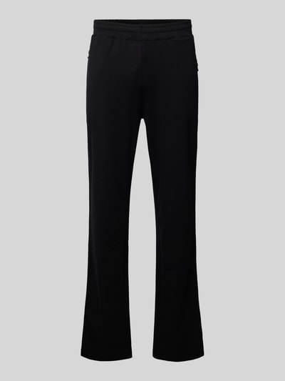 Joy Regular fit sweatpants met tunnelkoord, model 'FREDERICO' Zwart - 2