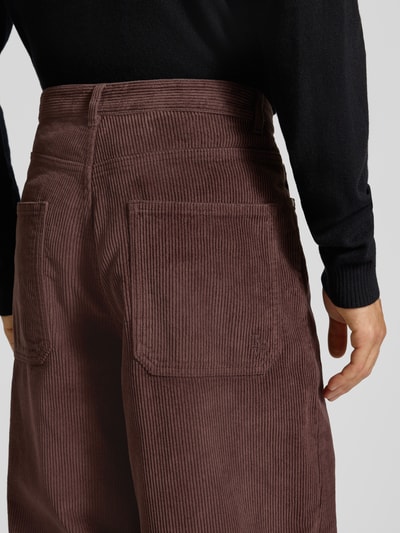 REVIEW Corduroy broek met 5-pocketmodel Donkerbruin - 3