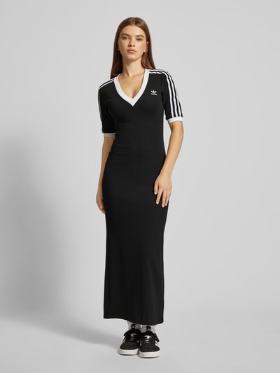 adidas Originals Maxikleid mit Label-Stitching Black 4