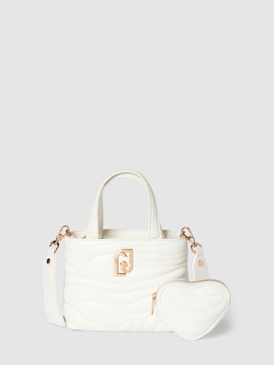 Liu Jo White Handtas met logomotief, model 'ACHALA' Offwhite - 2