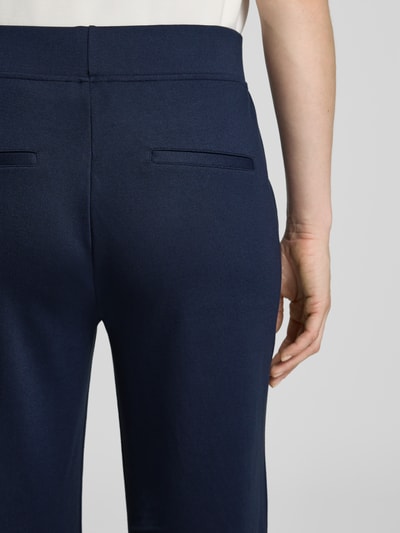 Milano Italy Spodnie materiałowe z wpuszczaną kieszenią Granatowy 3