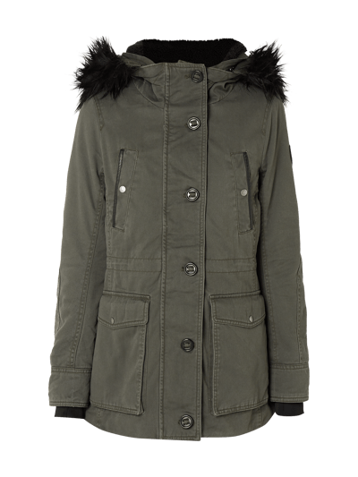 Vero Moda Outdoor Parka mit Faux Fur - wattiert Olivgrün 2
