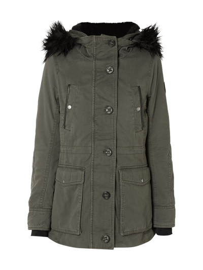 Vero Moda Outdoor Parka mit Faux Fur - wattiert Oliv 2