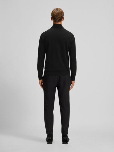 BOSS Green Regular Fit Sweatjacke aus Viskose-Mix Modell 'KN_LEAGUE FZ' Black 5