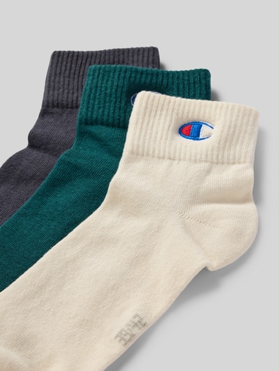 CHAMPION Socken im 3er-Pack mit Logo-Stitching Tuerkis 2