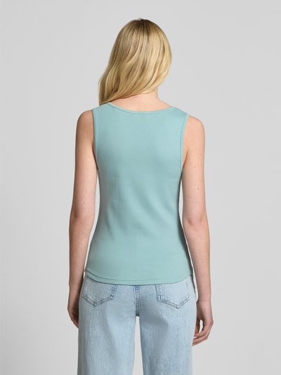 Marc O'Polo Slim fit tanktop van katoenmix Mintgroen - 5