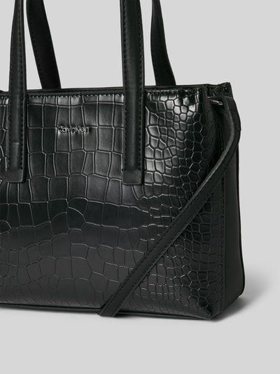 CK Calvin Klein Tote Bag mit Label-Applikation Modell 'CK MUST' Black 3