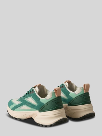 CK Calvin Klein sneakers met profielzool Lichtgroen - 2
