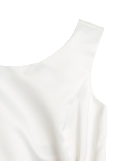 Swing Cocktailkleid aus Satin Offwhite 2