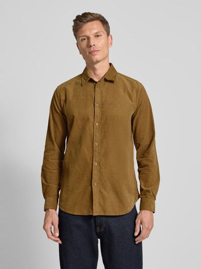 Samsøe Samsøe Vrijetijdsoverhemd met knoopsluiting, model 'SALIAM' Beige - 4