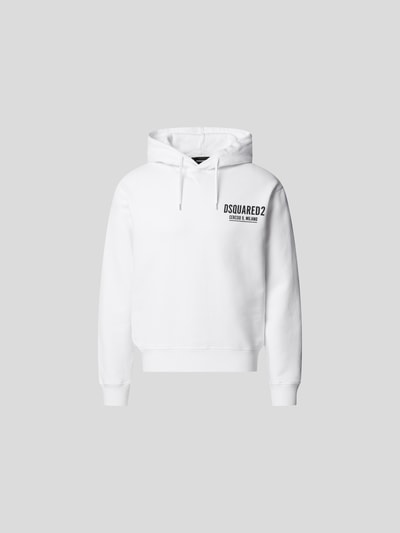 Dsquared2 Hoodie mit Label-Print Weiss 2