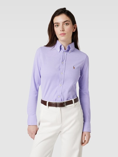 Polo Ralph Lauren Blouse met button-downkraag Bleu - 4