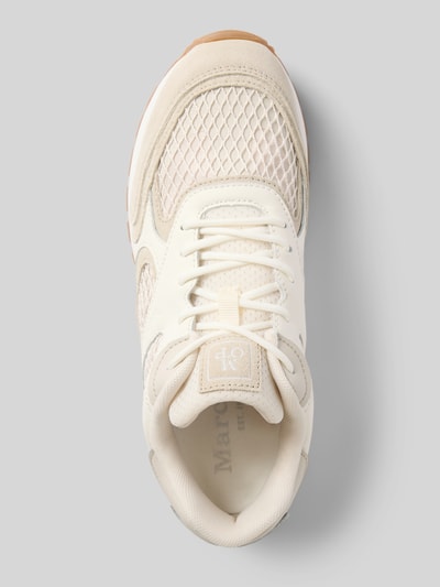 Marc O'Polo Lage sneakers met grof gebreide mesh inzet Beige - 3